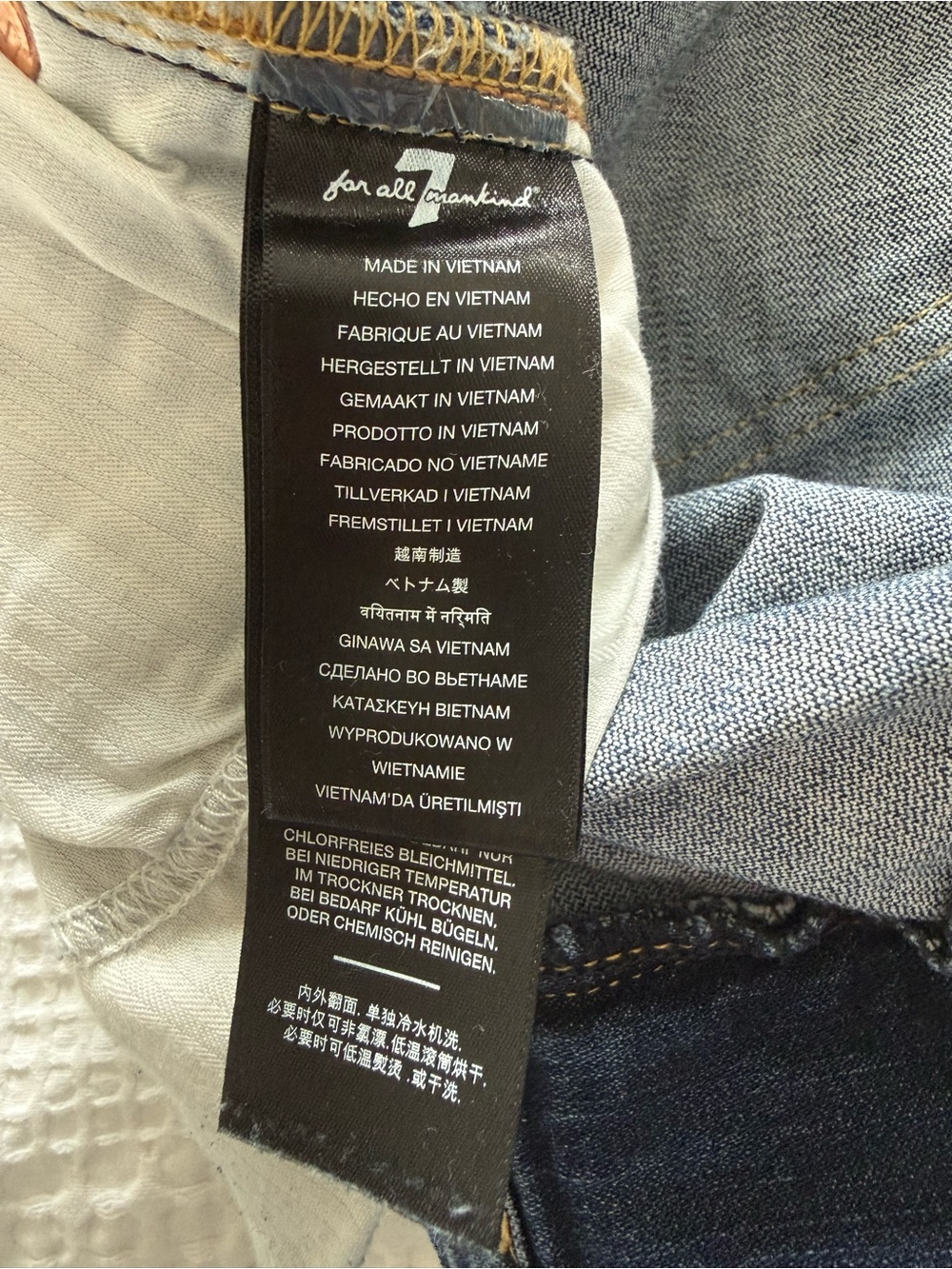 7 For All Mankind Women’s Size 26 Flare Jeans Stretch Medium Was - Picture 8 of 10